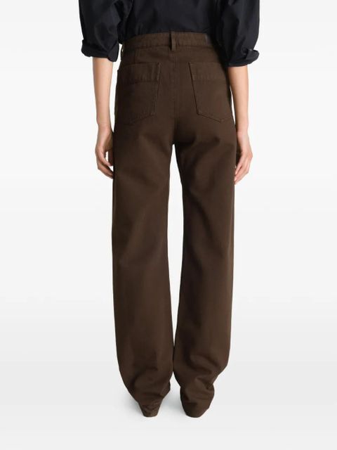 LEMAIRE five-pocket trousers - Brown