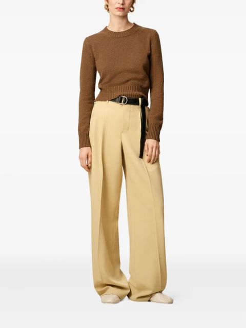 AMI Paris Ami De Coeur crew-neck cashmere sweater - Brown - zdjęcie produktu nr 2