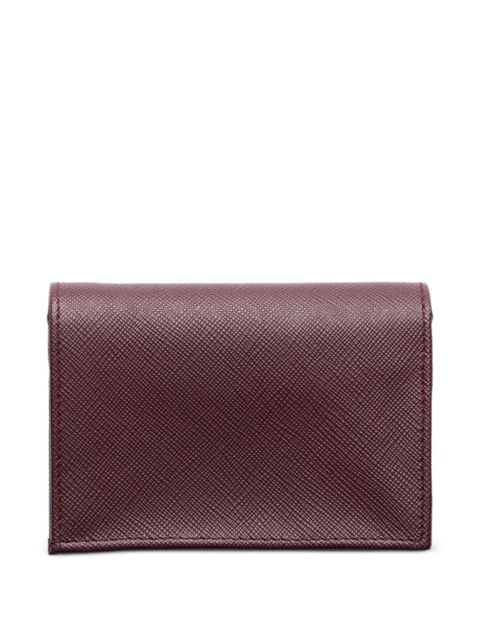 Prada Saffiano leather compact wallet - Brown - zdjęcie produktu nr 2