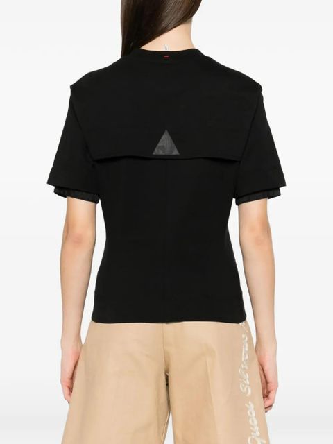 Moncler Grenoble layered-sleeve logo-detail T-shirt - Black