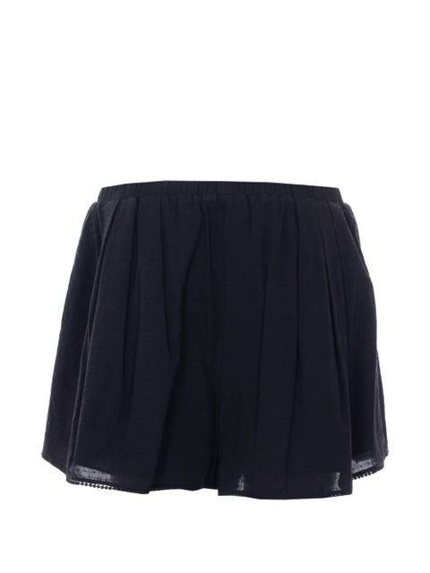 Eleh elasticated embroidered shorts - Black - zdjęcie produktu nr 2