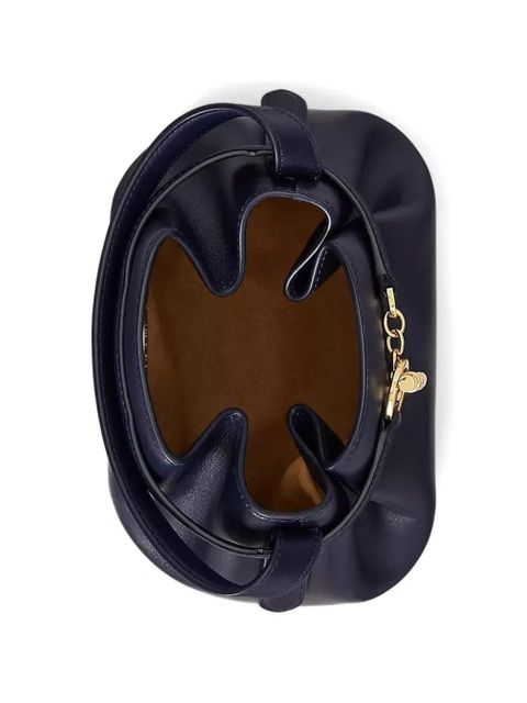 Lauren Ralph Lauren medium Blaike buckle-detail bucket bag - Blue