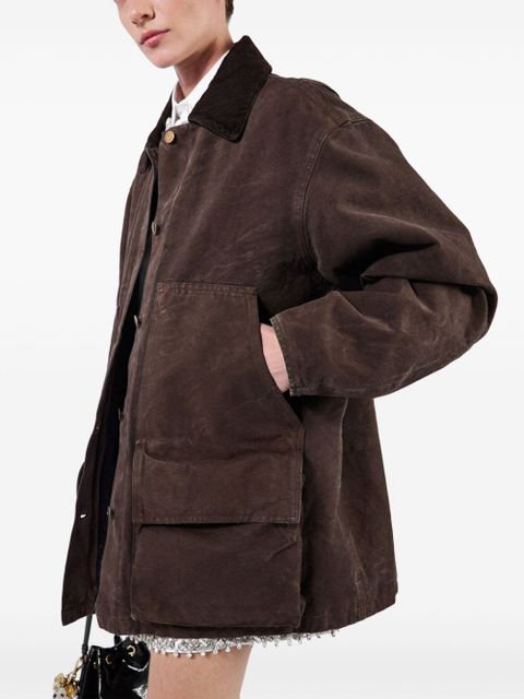 Prada canvas jacket - Brown