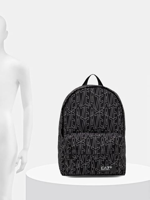 EA7 Emporio Armani plecak kolor czarny duży wzorzysty AF10465.7X000001