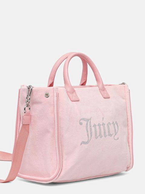 Juicy Couture torebka Iris Velvet kolor różowy BIJIR8944WZC