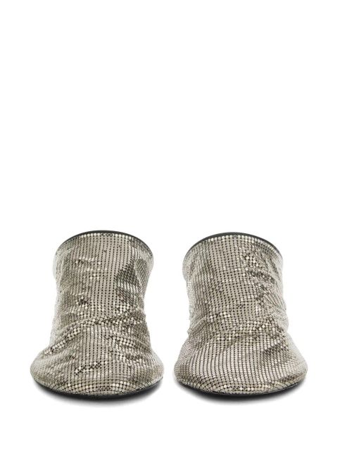 Jil Sander sequin-mesh mules - Grey - zdjęcie produktu nr 2
