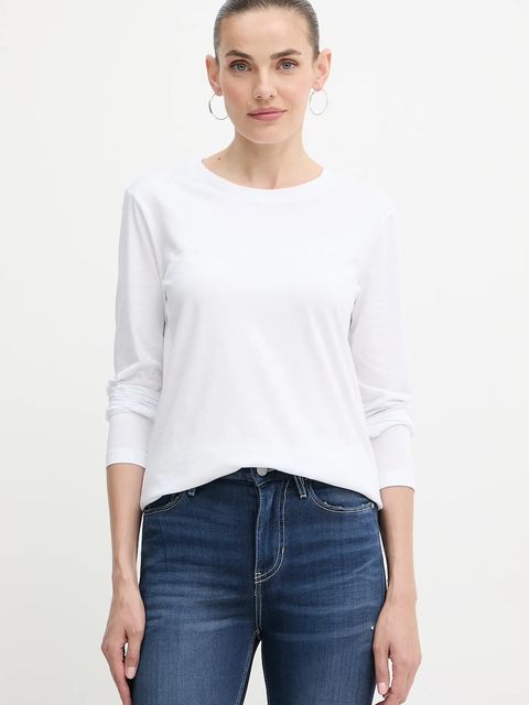 Armani Exchange longsleeve bawełniany kolor biały XW001456 AF10356 - zdjęcie produktu nr 1