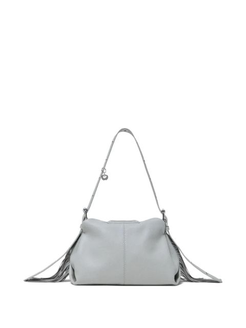 Maje grained leather Miss M bag - Grey - zdjęcie produktu nr 2