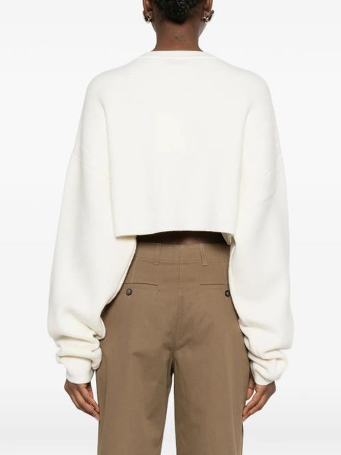 TOTEME cropped cardigan - Neutrals