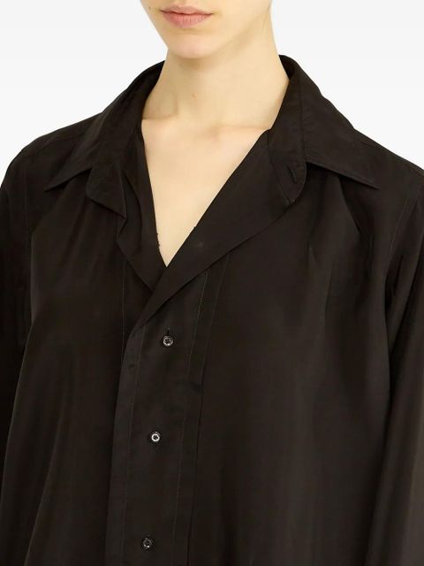 Maison Margiela dropped hem shirt - Black