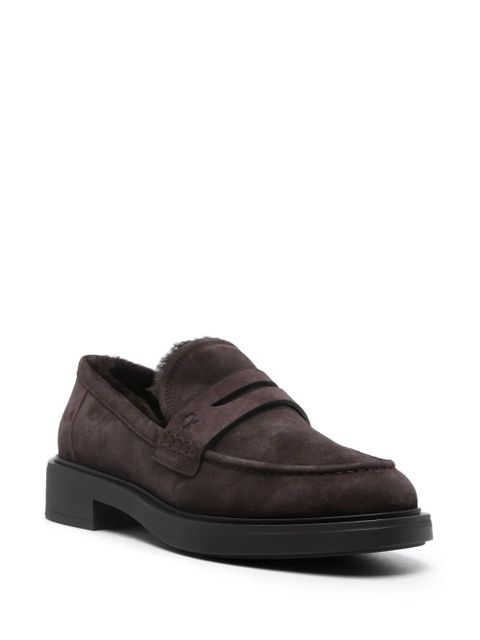 Gianvito Rossi Harris round-toe loafers - Brown - zdjęcie produktu nr 2