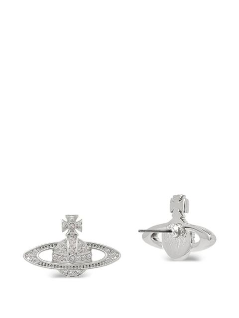 Vivienne Westwood mini Bas Relief earrings - Silver - zdjęcie produktu nr 2