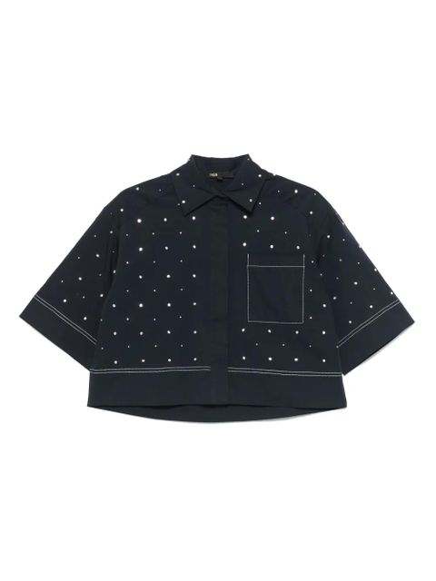 Maje cropped shirt - Blue - zdjęcie produktu nr 1