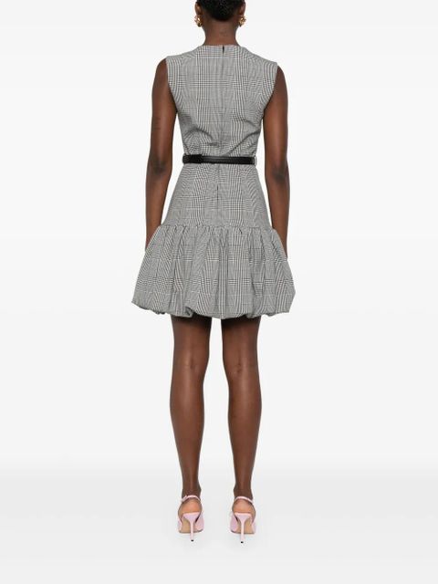 Self-Portrait checked dress - Black - zdjęcie produktu nr 2