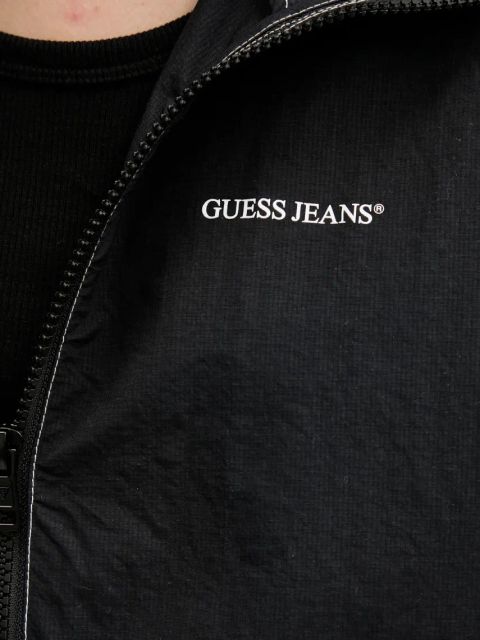 Guess Jeans kurtka kolor czarny przejściowa W5GL29 WH8N2