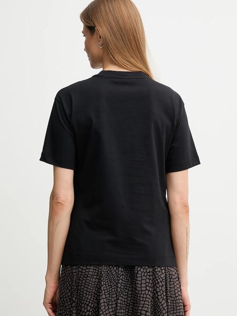 Joop! t-shirt bawełniany damski kolor czarny 30046236