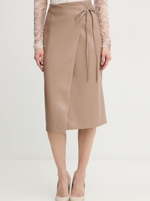 Marciano by Guess spódnica GLADYS kolor beżowy midi ołówkowa 5BGD07 7389A - zdjęcie produktu nr 1