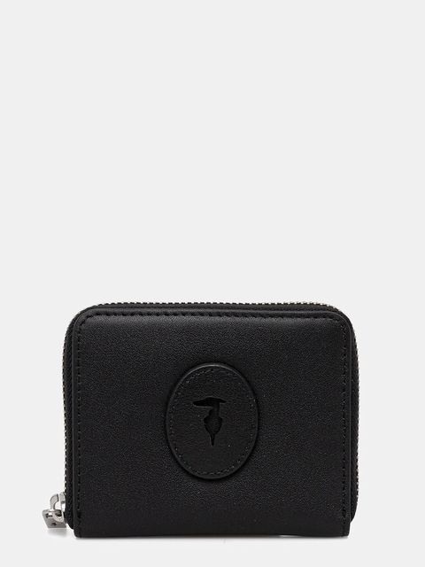 Trussardi portfel skórzany damski kolor czarny I029E000042N - zdjęcie produktu nr 1