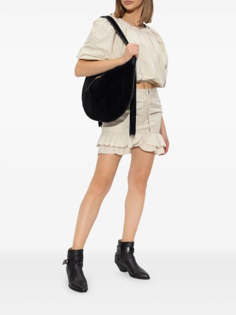 MARANT ÉTOILE Breenea mini skirt - Neutrals - zdjęcie produktu nr 2