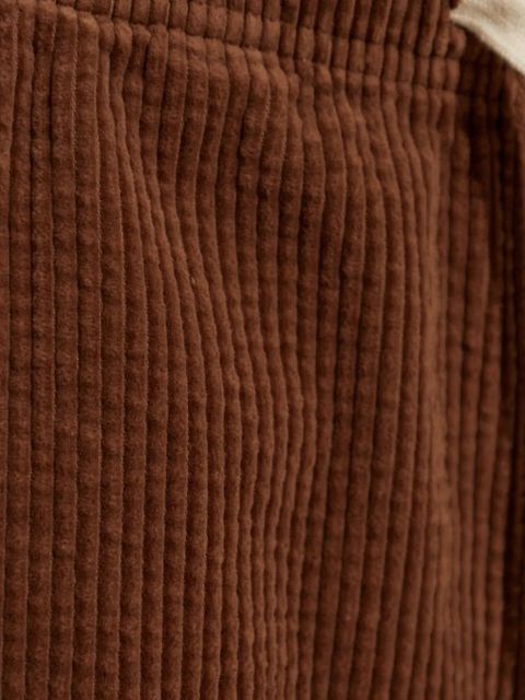 American Vintage Padow drawstring corduroy shorts - Brown