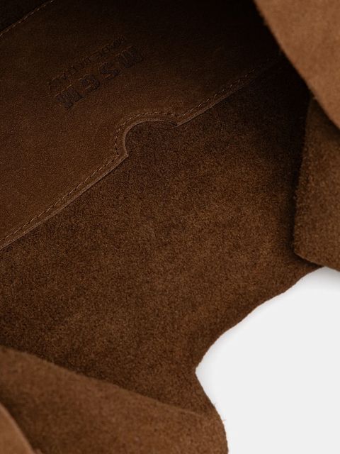 MSGM torebka zamszowa kolor brązowy 3941MDZ65.966