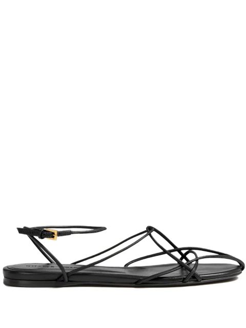 KHAITE Loulou lace-up sandals - Black - zdjęcie produktu nr 1