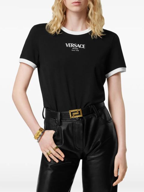 Versace logo-motif T-shirt - Black - zdjęcie produktu nr 2