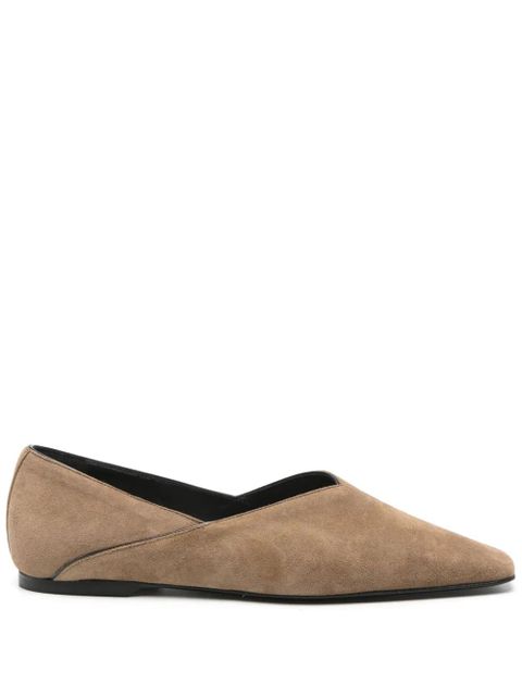 TOTEME suede ballet flats - Brown - zdjęcie produktu nr 1