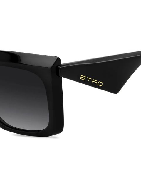 ETRO angular-frame sunglasses - Black