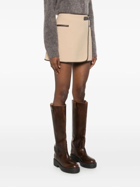 Simkhai Sheridan buckled mini skirt - Neutrals - zdjęcie produktu nr 2