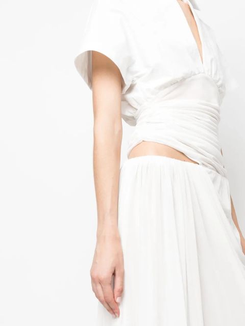 Christopher Esber Comosum Clash shirtdress - White