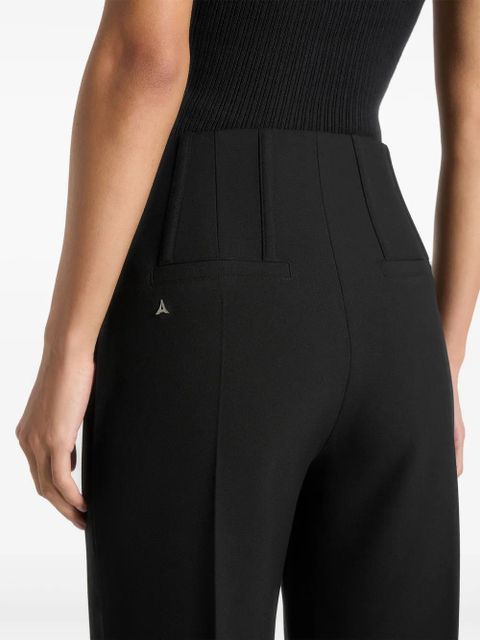 Manière De Voir Rafaela corset waist tailored trousers - Black