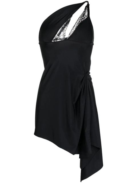Coperni asymmetric mini dress - Black - zdjęcie produktu nr 1