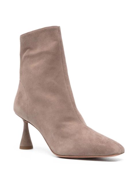 Aquazzura back zip-up boots - Grey