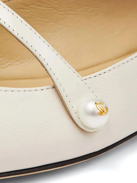 Jimmy Choo Elisa ballerina shoes - Neutrals