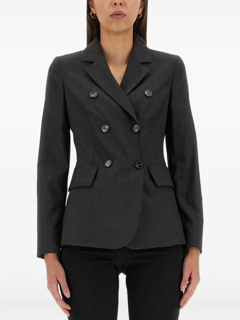 Max Mara double-breasted blazer - Grey - zdjęcie produktu nr 1