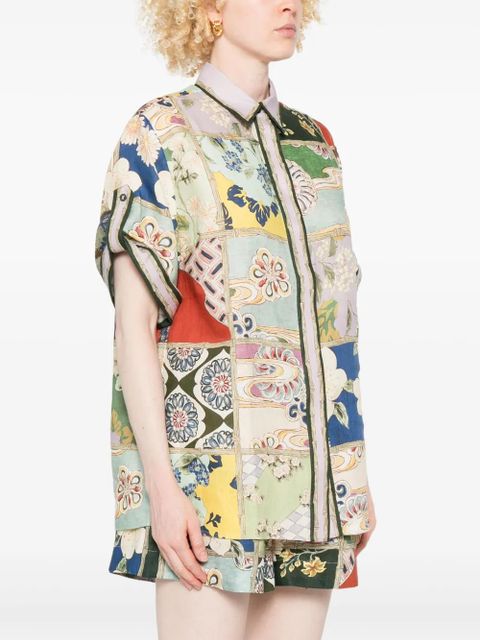 ALEMAIS Bianca shirt - Green