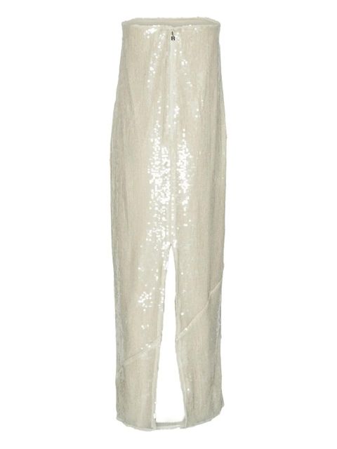 ROTATE BIRGER CHRISTENSEN sequin maxi dress - Neutrals - zdjęcie produktu nr 1