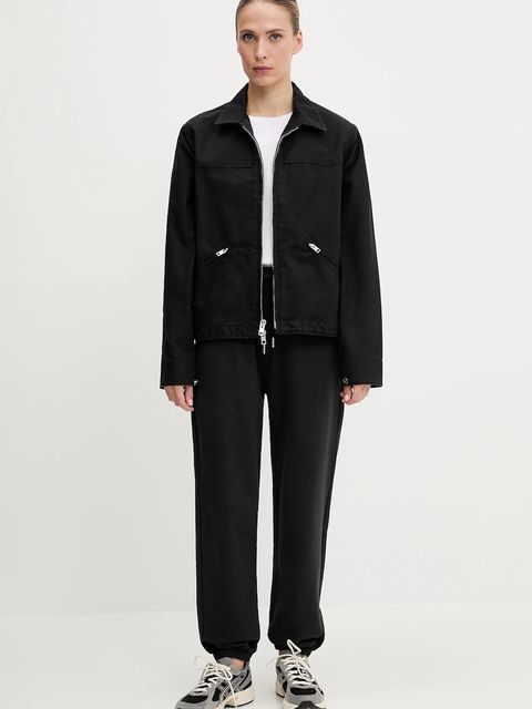 The North Face kurtka bawełniana Cedar Canvas Work kolor czarny przejściowa oversize NF0A8B99JK31 - zdjęcie produktu nr 2