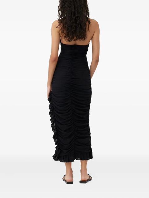 GANNI ruffled dress - Black - zdjęcie produktu nr 2