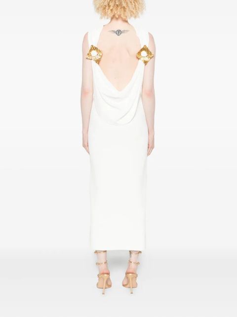 Cult Gaia Deira sleeveless high-neck dress - White