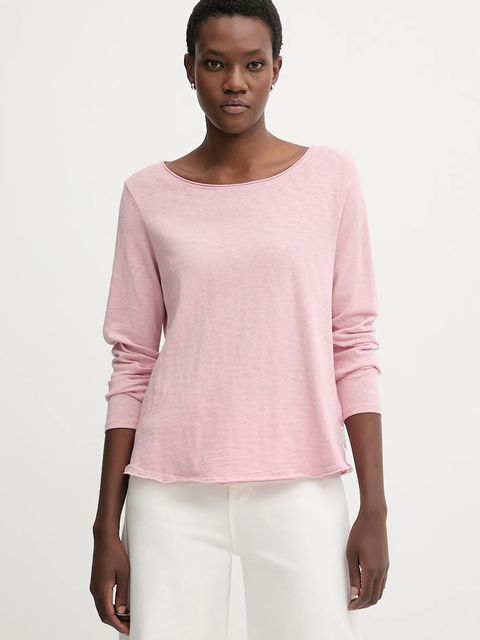 Marc O'Polo longsleeve bawełniany kolor różowy 5000009292 - zdjęcie produktu nr 1