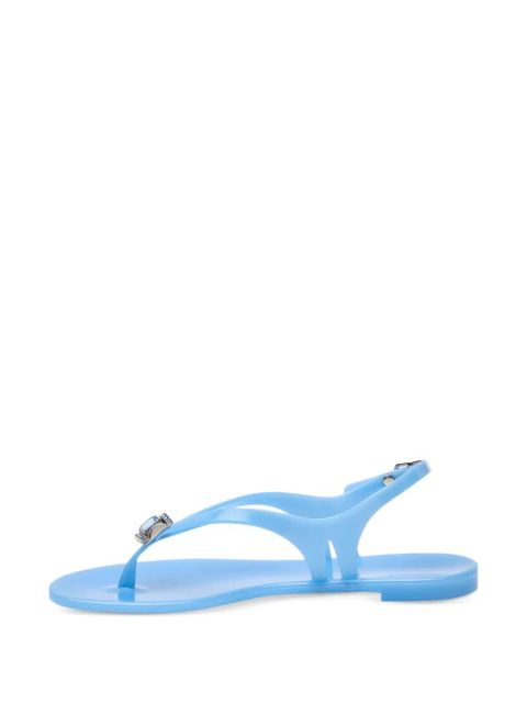 Casadei Jelly buckle-detail flip-flops - Blue