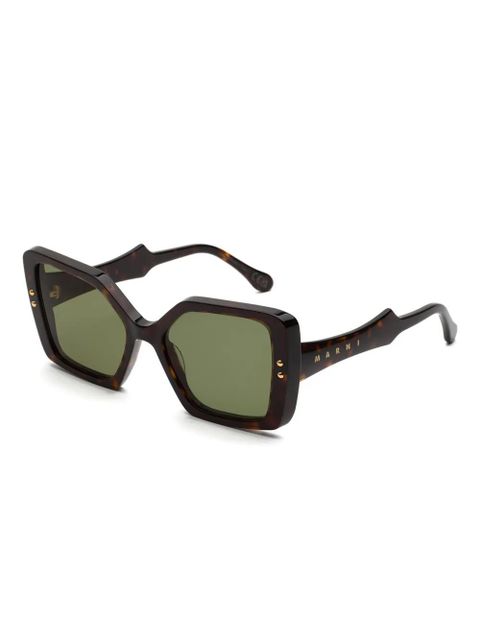 Marni Eyewear Nimrela square-frame sunglasses - Brown - zdjęcie produktu nr 2