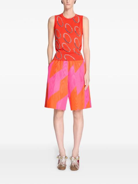 DRIES VAN NOTEN printed shorts - Orange - zdjęcie produktu nr 2