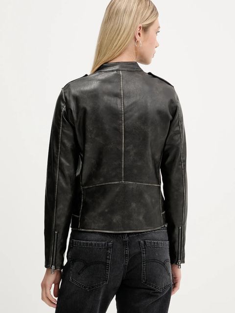 Desigual kurtka WARLEY kolor brązowy przejściowa 25WWEW37