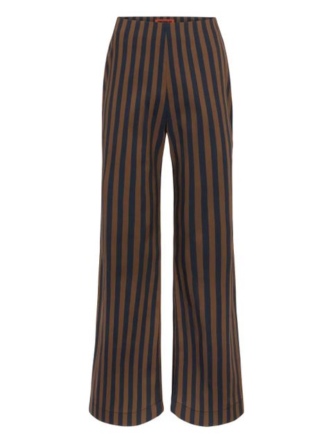 Simon Miller Pia striped poplin trousers - Brown - zdjęcie produktu nr 1