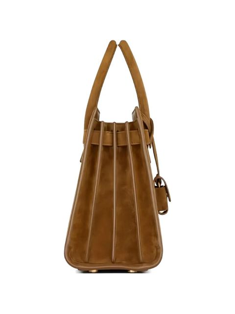 Saint Laurent baby Sac De Jour suede tote bag - Brown