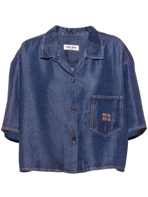 Miu Miu denim shirt - Blue - zdjęcie produktu nr 1