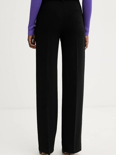 Pinko spodnie damskie kolor czarny proste high waist 106145 A304 - zdjęcie produktu nr 2